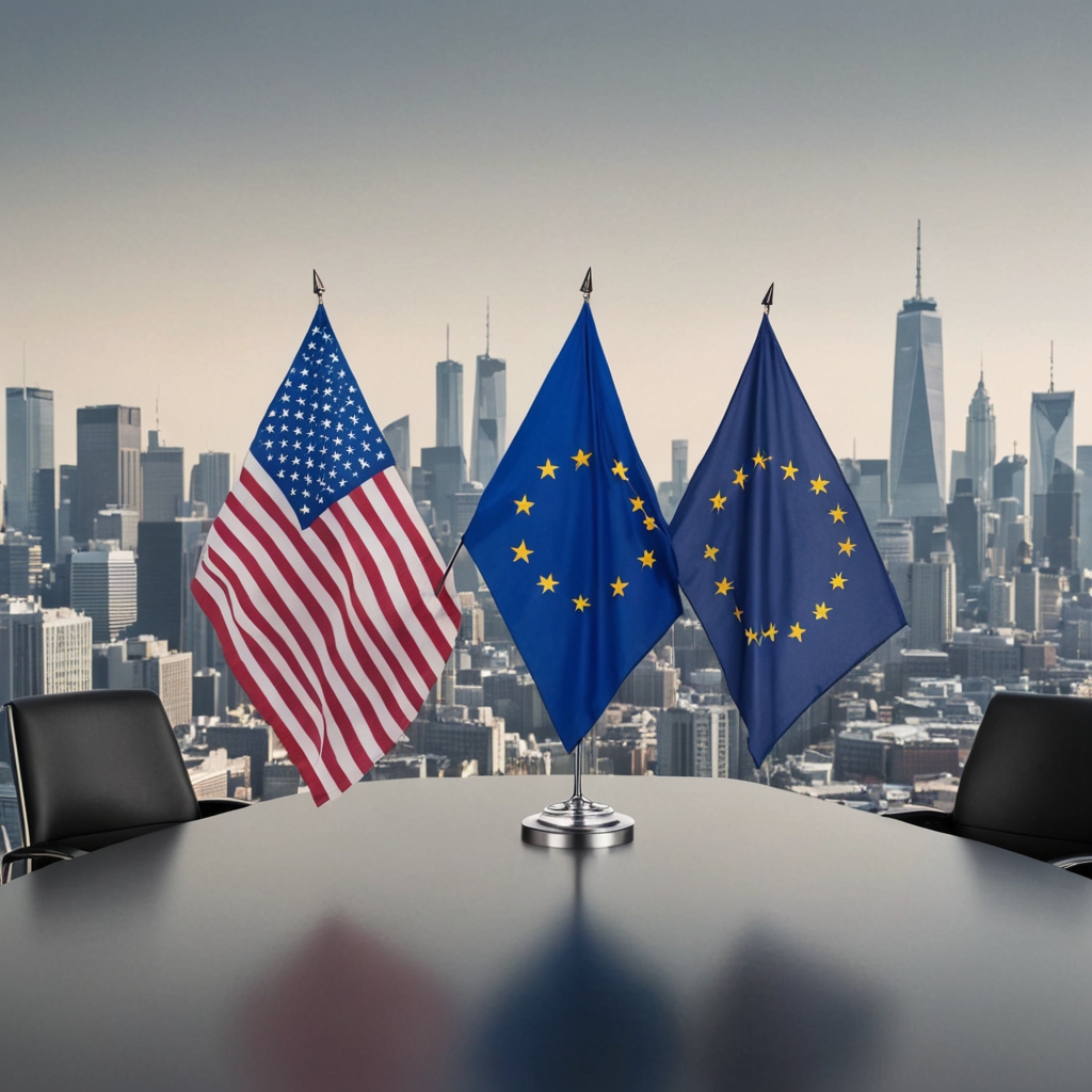 川普對歐盟加徵50%關稅威脅:台股面臨重大考驗 川普對歐盟加徵50%關稅威脅:台股面臨重大考驗(示意圖)