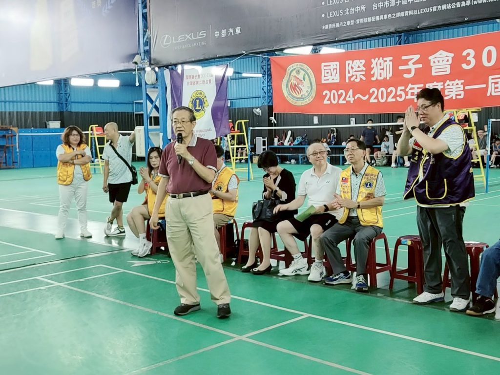 飛翔羽球獅子會首屆羽球賽事 中科活力熱鬧登場