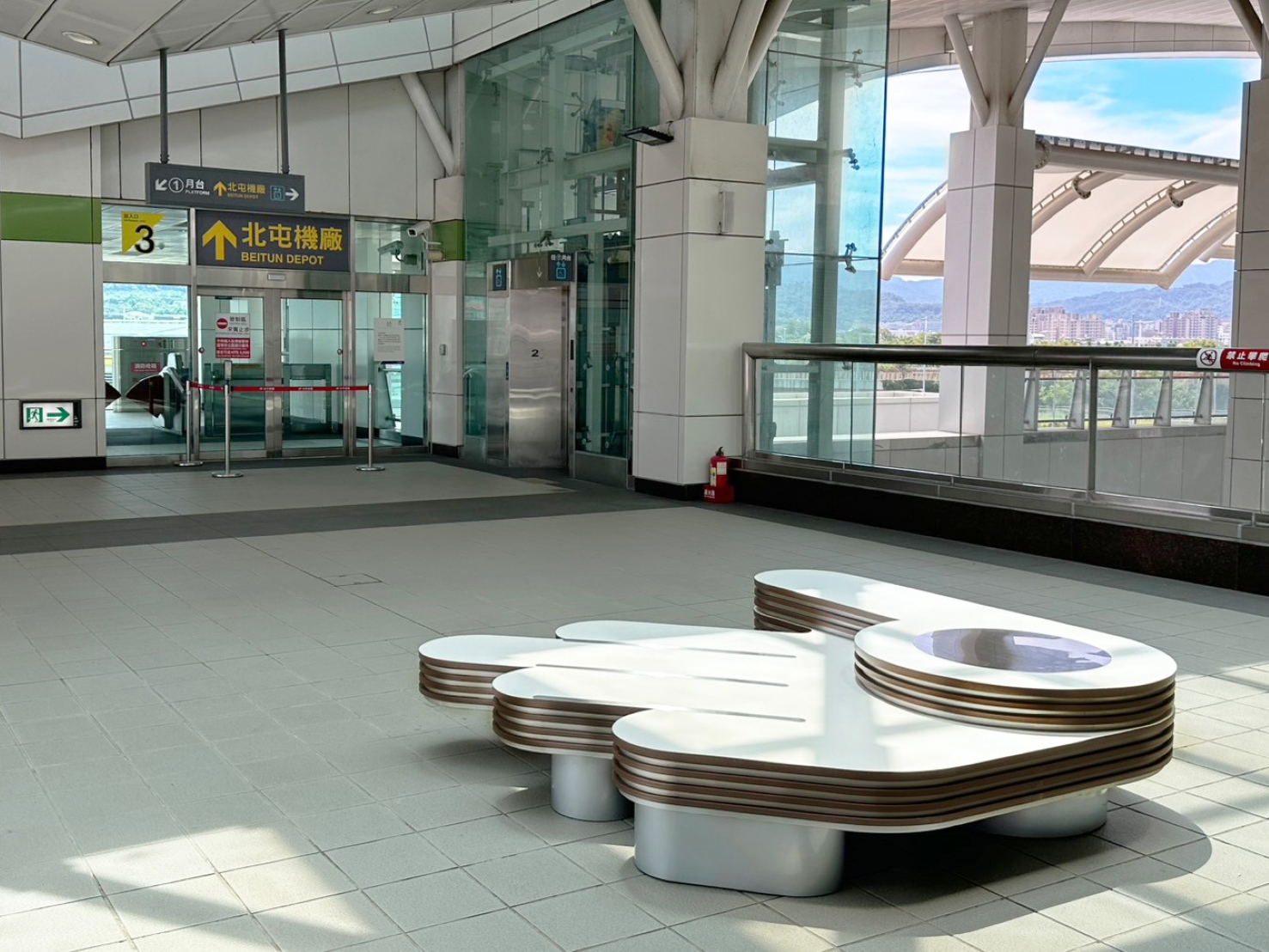 打造沉浸式美學休憩空間 台中捷運站公共藝術吸睛 | 索引新聞 INDEX News