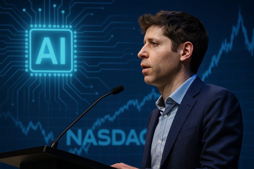 OpenAI執行長阿特曼示警：AI陷入投資泡沫 類似網路熱潮