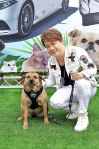 《翁立友攜手火星人福氣金鑛 愛心晶片明信片點亮萬里福田寵物城堡 公益祈福法會》