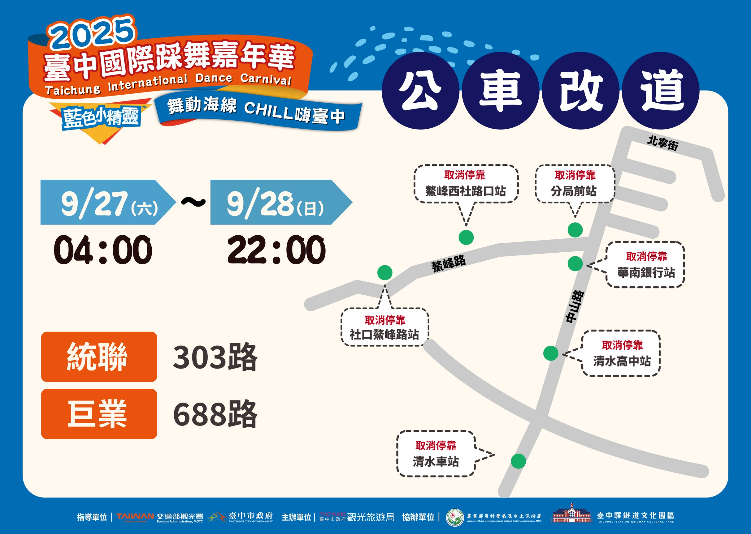 交通指南、最佳觀賞點全攻略 2025台中國際踩舞嘉年華吸睛