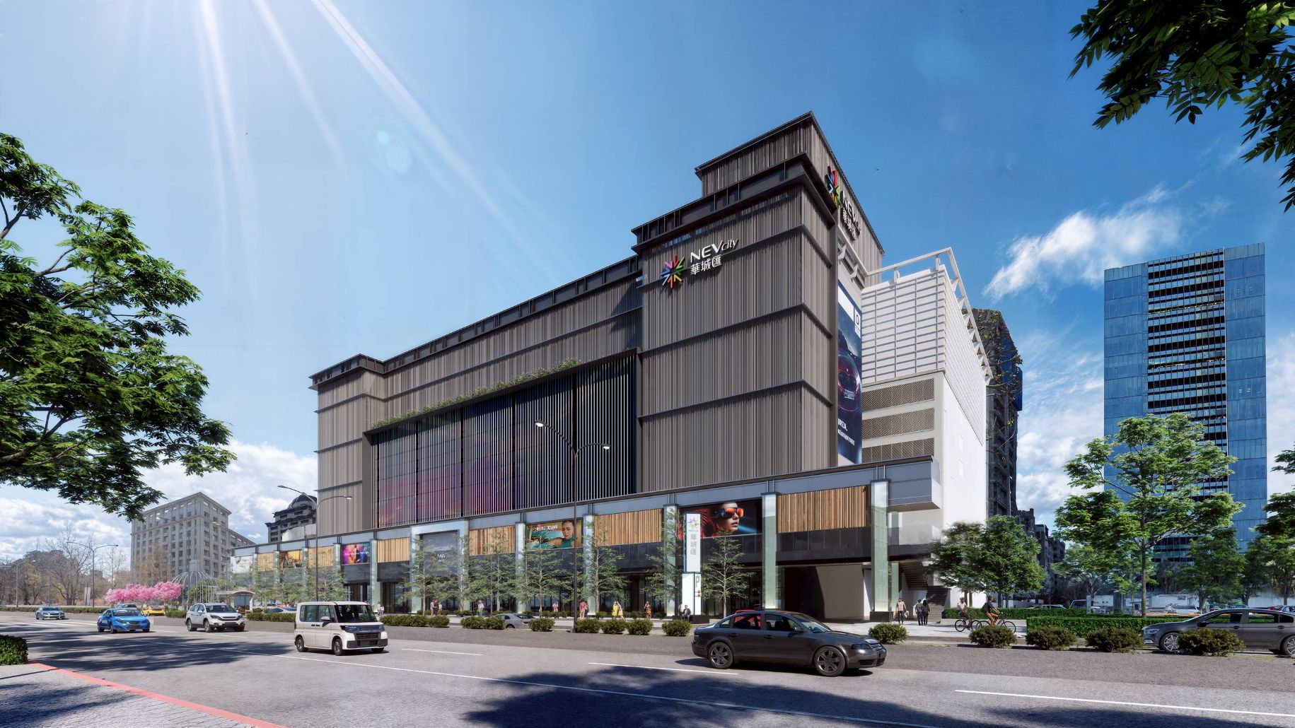 華城電機跨足百貨 大直華城匯打造全台首座AI智慧商場 1 圖▲華城匯百貨預計於2027年台北大直啟用,將以AI智慧科技打造全台首座智能百貨。(華城匯商場模擬圖尚未定案)(圖/業者提供)