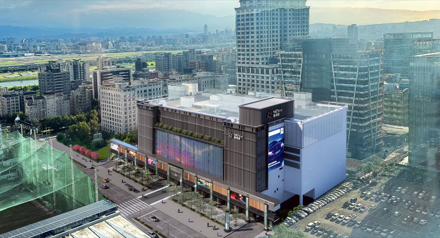 華城電機跨足百貨 大直華城匯打造全台首座AI智慧商場 2 圖▲坐落大直核心區域,結合AI智慧科技與城市景觀,打造未來商場新樣貌。(華城匯商場模擬圖尚未定案)(圖/業者提供)