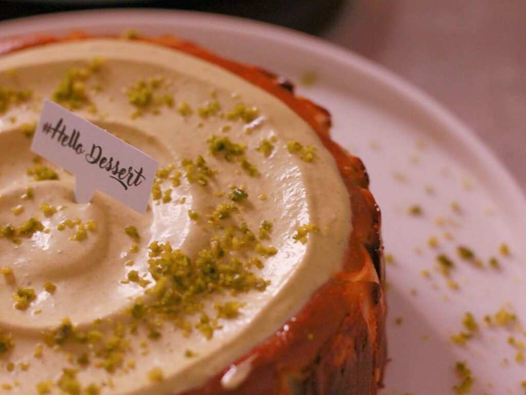 高雄手工甜點：開心果巴斯克蛋糕超人氣甜點控必吃！