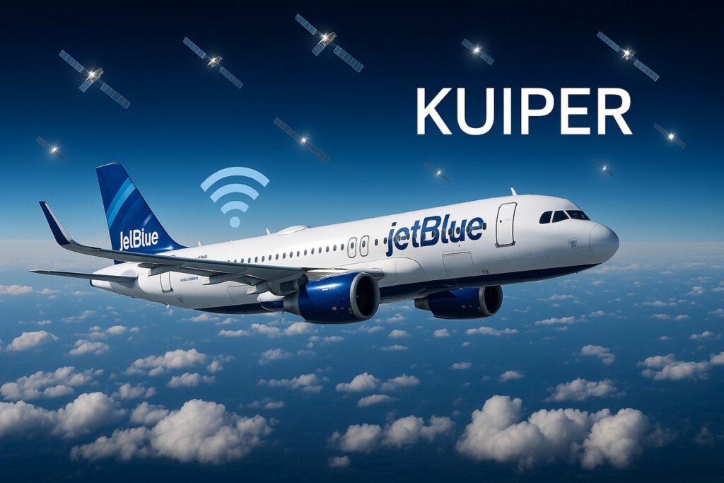 劍指Starlink！亞馬遜Kuiper衛星搶下首張航空WiFi合約