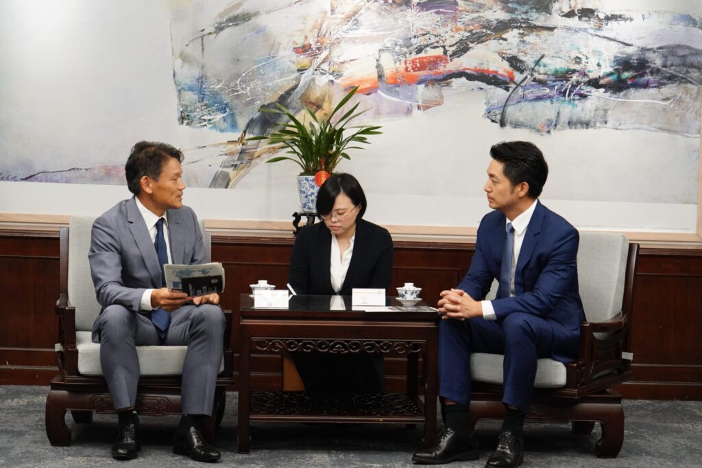 東京都副知事拜會蔣萬安　共商AI導入市政與數位轉型合作