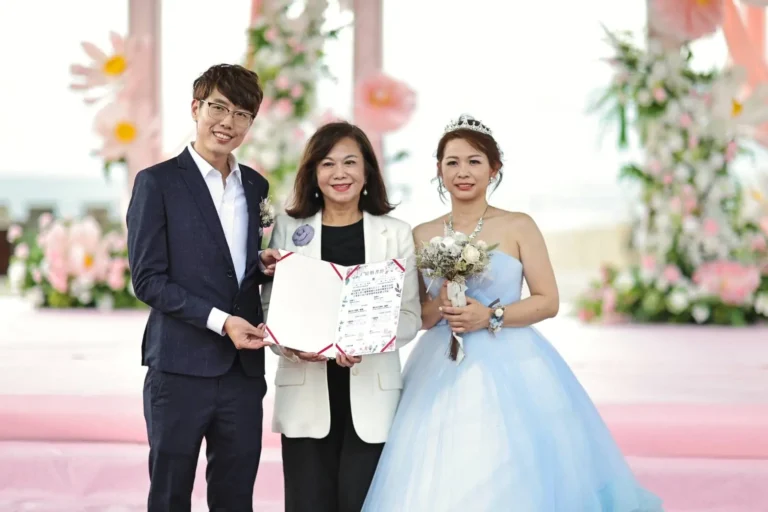 基隆市聯合婚禮浪漫登場　28對新人山海見證幸福