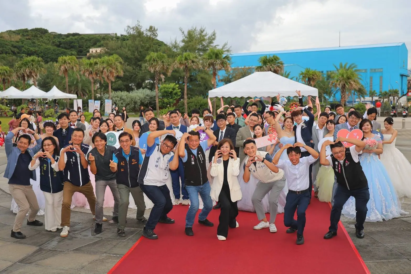 基隆市聯合婚禮浪漫登場　28對新人山海見證幸福 | 索引新聞 INDEX News