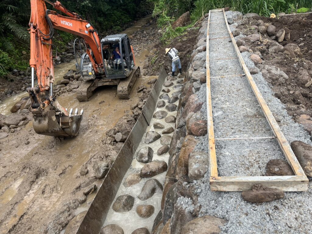 護岸韌性再進化 淡水溪流克服施工阻礙復建完工