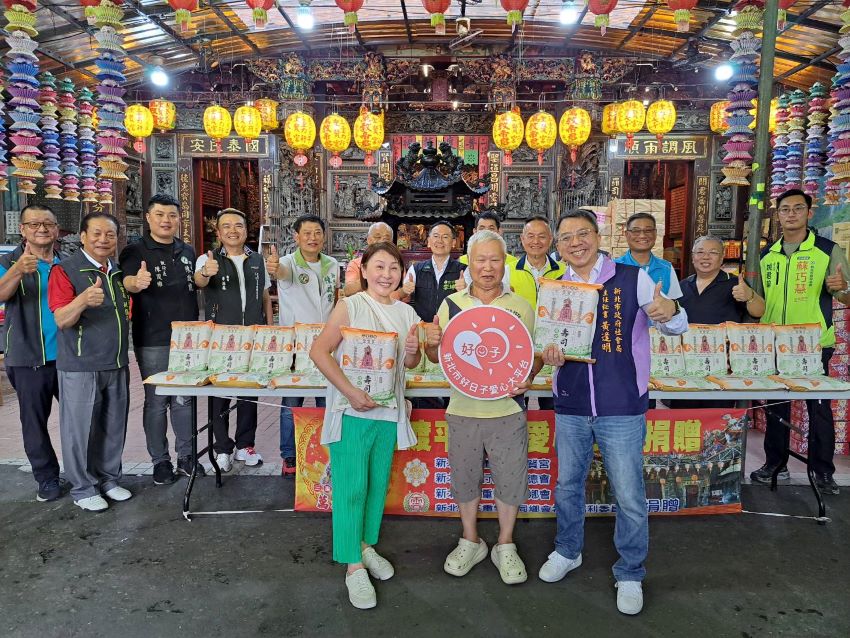 兩宮廟響應新北愛心大平台捐普渡物資