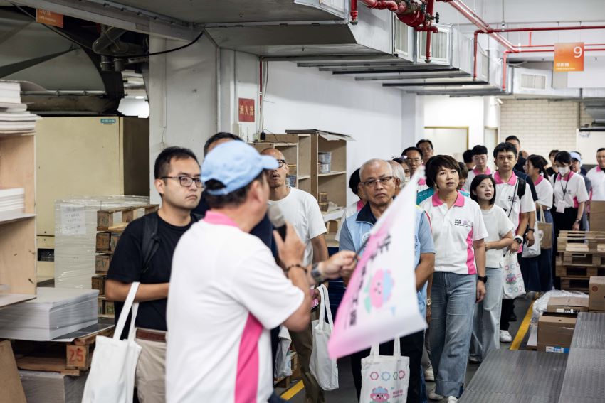 《圖說》新北市印刷商業同業公會進行導覽分享。〈文化局提供〉