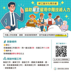 善用資源留任中階移工 不銹鋼大廠緩缺工、穩生產