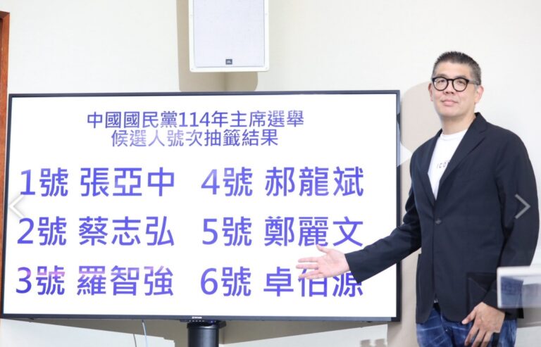 黨主席選舉郝龍斌隱贏？鄭麗文逆勢突圍撼動藍營戰局