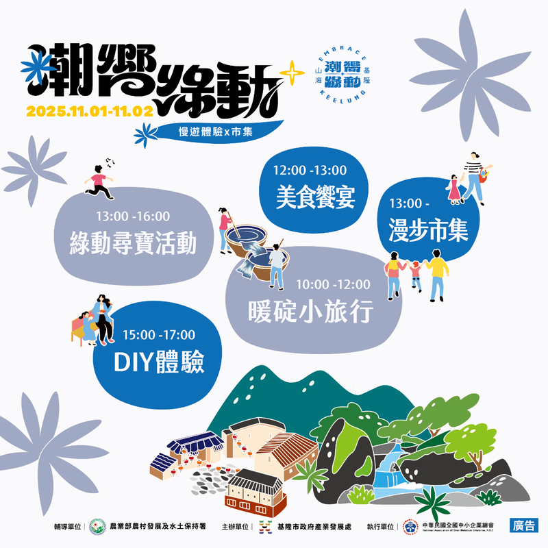秋日森呼吸 「基隆潮嚮・綠動市集」壓軸登場 秋日森呼吸 「基隆潮嚮・綠動市集」壓軸登場