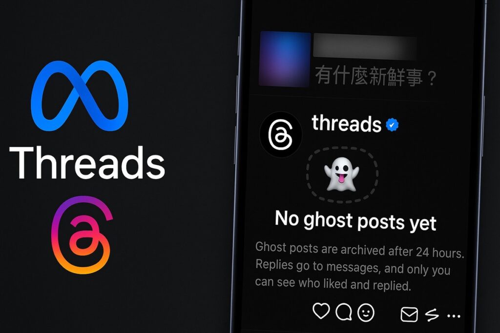 響應萬聖節？Threads推出「幽靈貼文」24小時自動消失