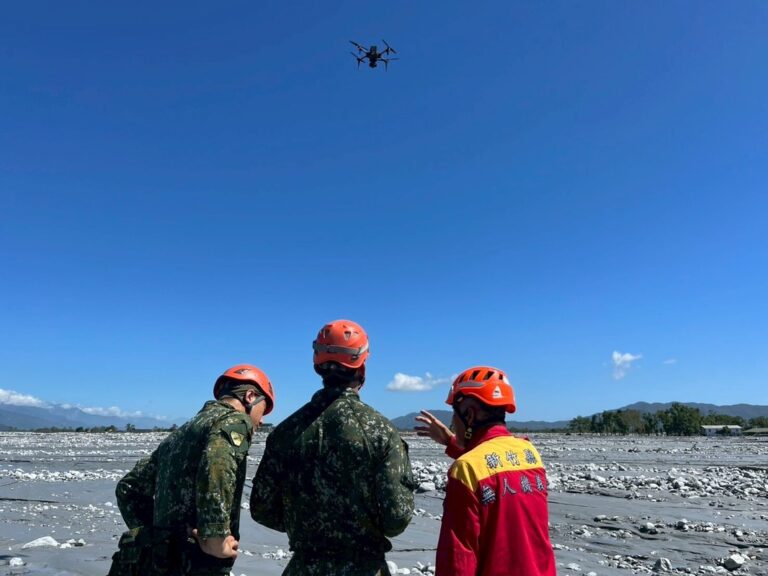 特戰部隊攜手特搜　出動無人機搜尋失聯者