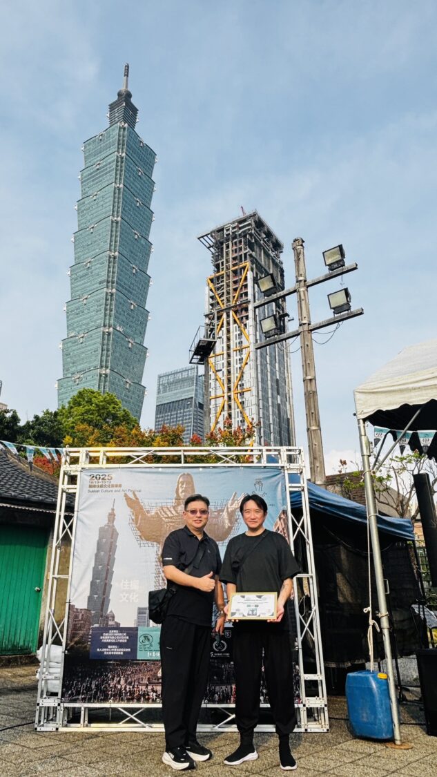 台灣未來教育研究學會理事長張楷文（右）與CKFF國度影展執行長黃頌揚（左）。(圖/大衛異象電影工作者協會 提供)