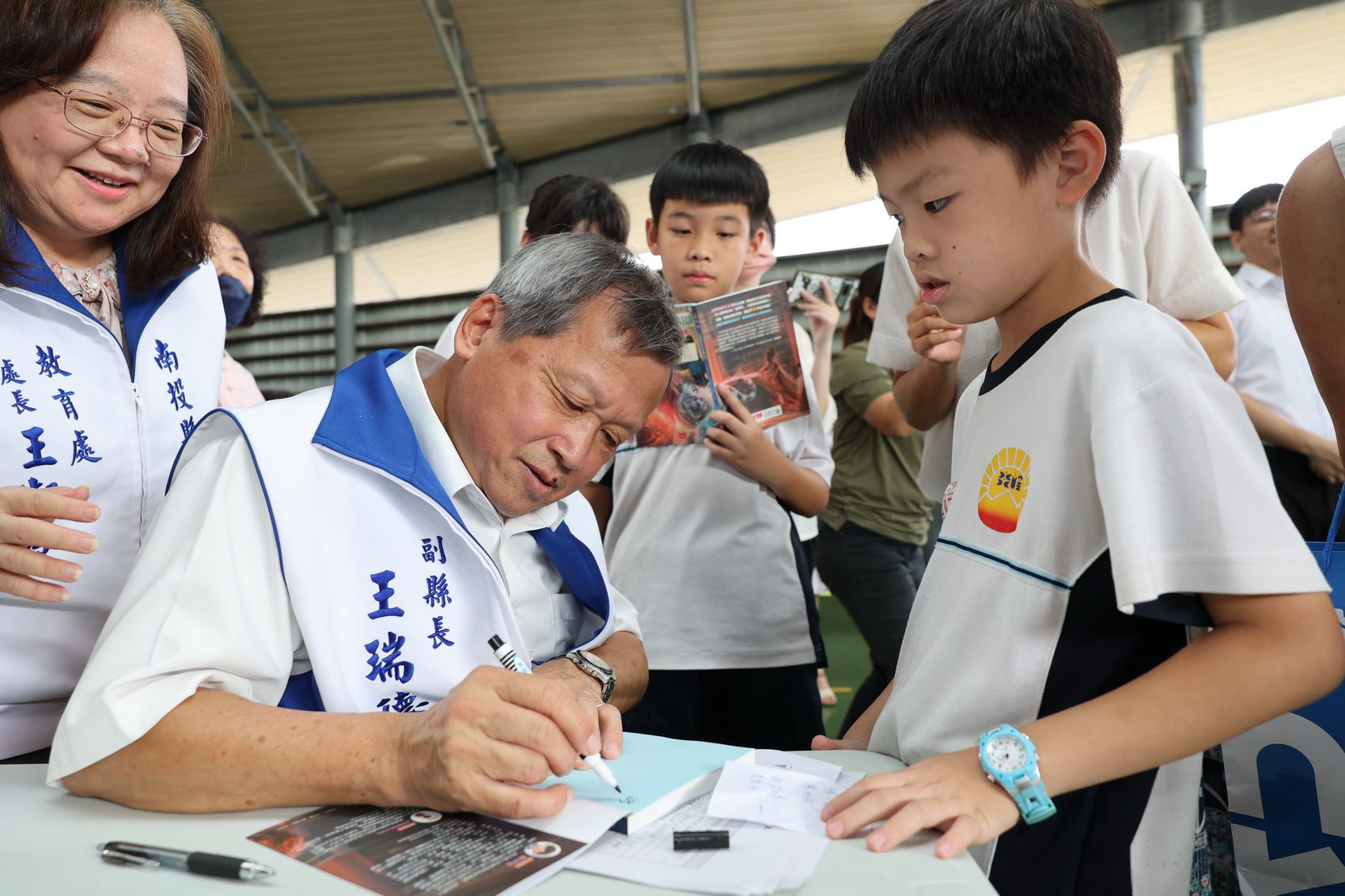 閱讀起步走　投縣府與民間合作贈書暨愛的書庫揭牌記者會