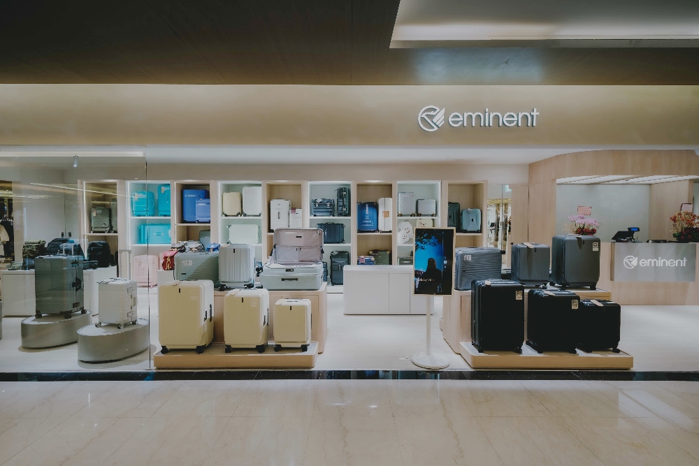  圖:行李箱品牌萬國通路 Eminent正式在微風信義開設全台第28間直營門市，象徵品牌深耕台灣市場的重要里程碑。