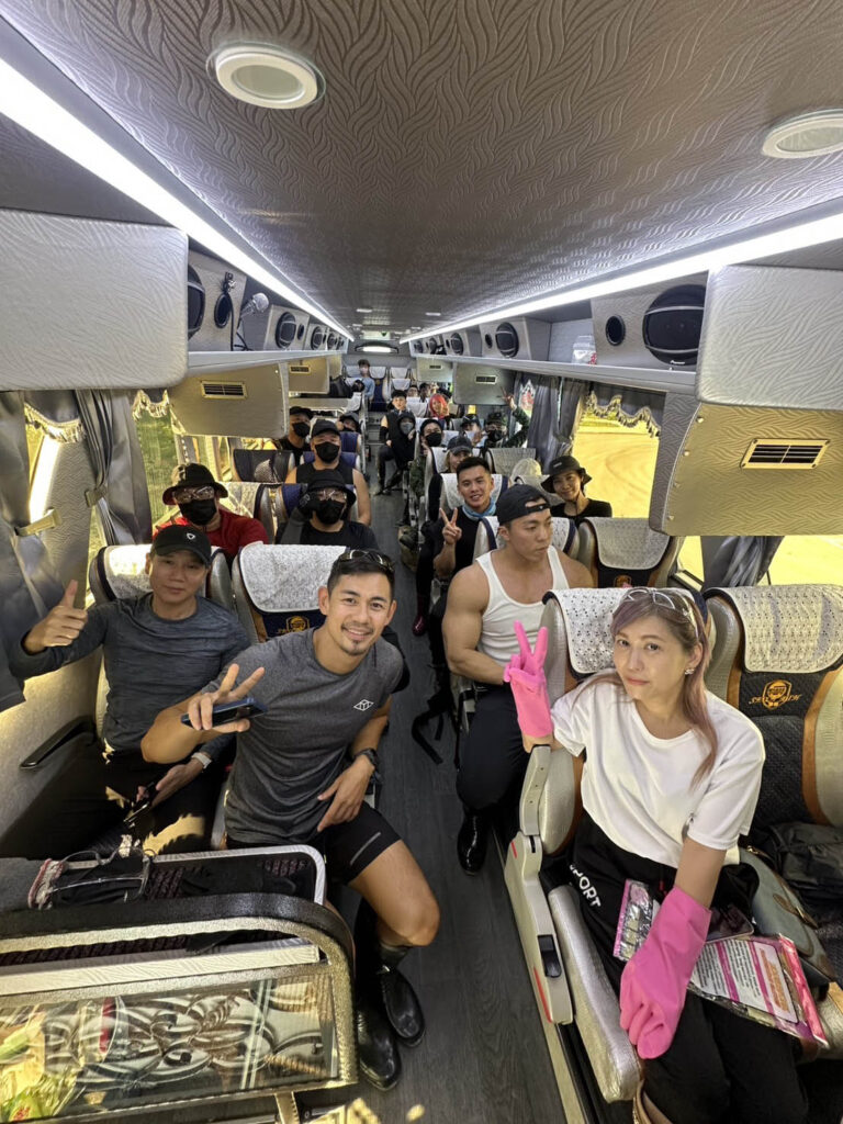 Rock 李振瑋信守承諾 號召民眾朋友近百人組成肌肉戰隊熱血返花蓮