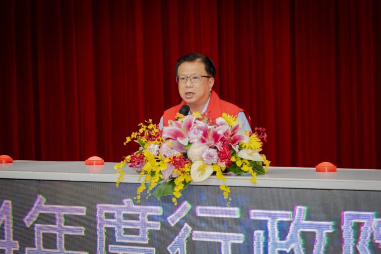 行政院災防業務訪評首站竹市登場　邱臣遠：強化跨域防災體系