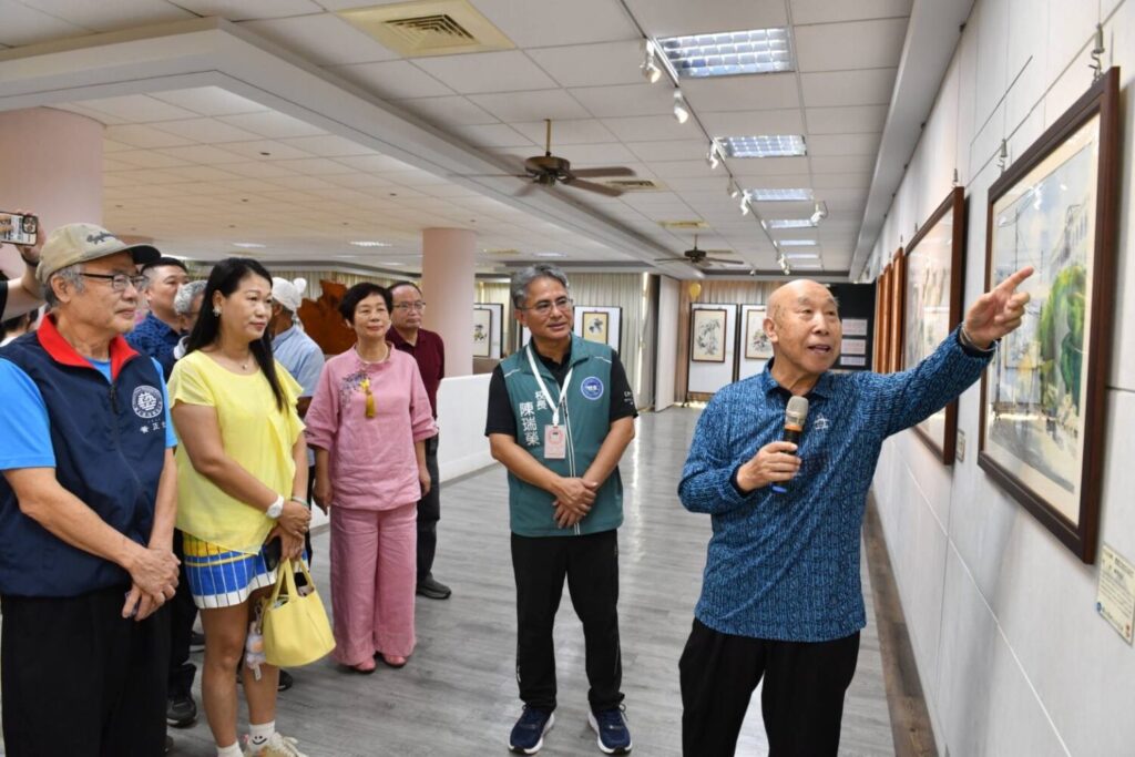 溪畔藝廊趙明書畫回顧展　陽明交大附中改隸紀念首航