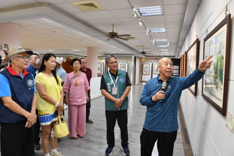 溪畔藝廊趙明書畫回顧展　陽明交大附中改隸紀念首航