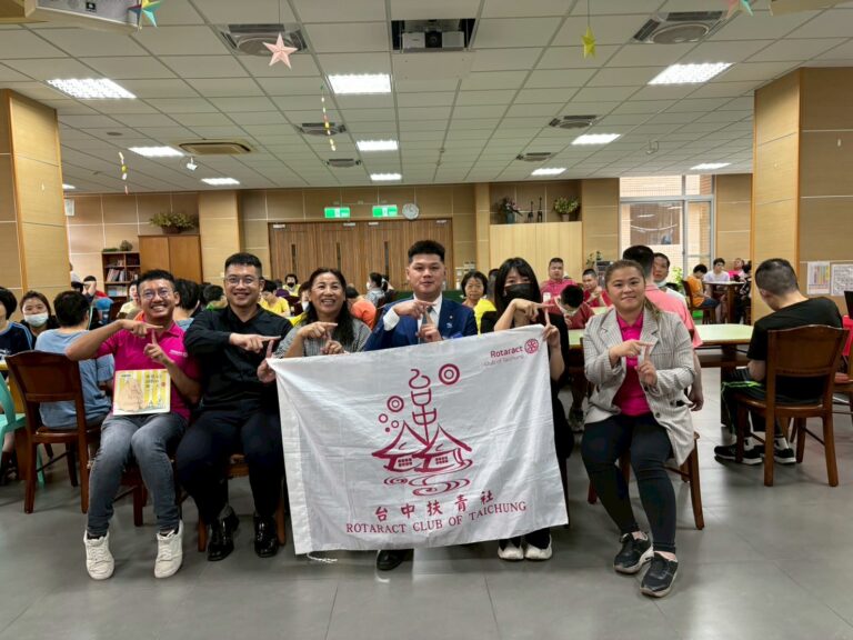 年輕力量「台中扶青社」攜手台中扶輪社以行動實踐公益 為視障院生送上溫暖陪伴與實質支持