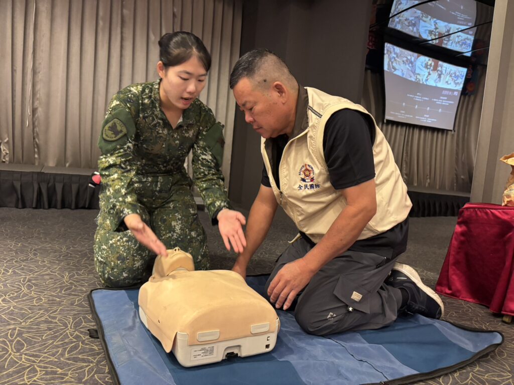 從儀隊槍聲到心臟搏動 后里全民國防教育掀起守護行動熱潮