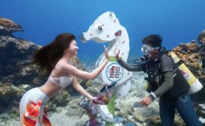【中秋節限定】《來自海底的一封信》綠島登場 國家海洋大使鄭婷怡 化身人魚號召全民回饋海洋