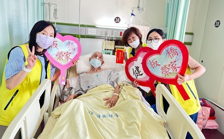 關懷住院榮民 陳桂美秋節慰訪桃園、宜蘭長輩