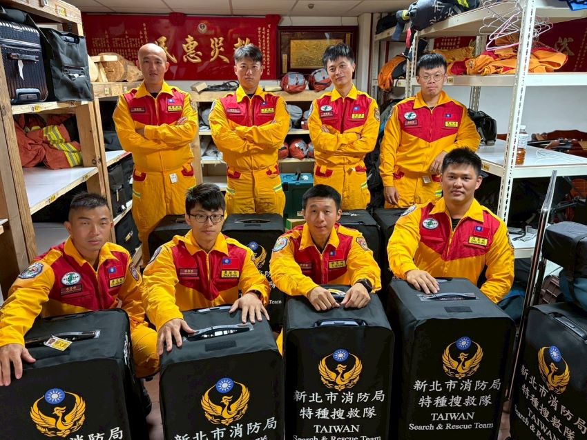 集結整備完成 新北特搜隊隨時出發救援菲律賓強震