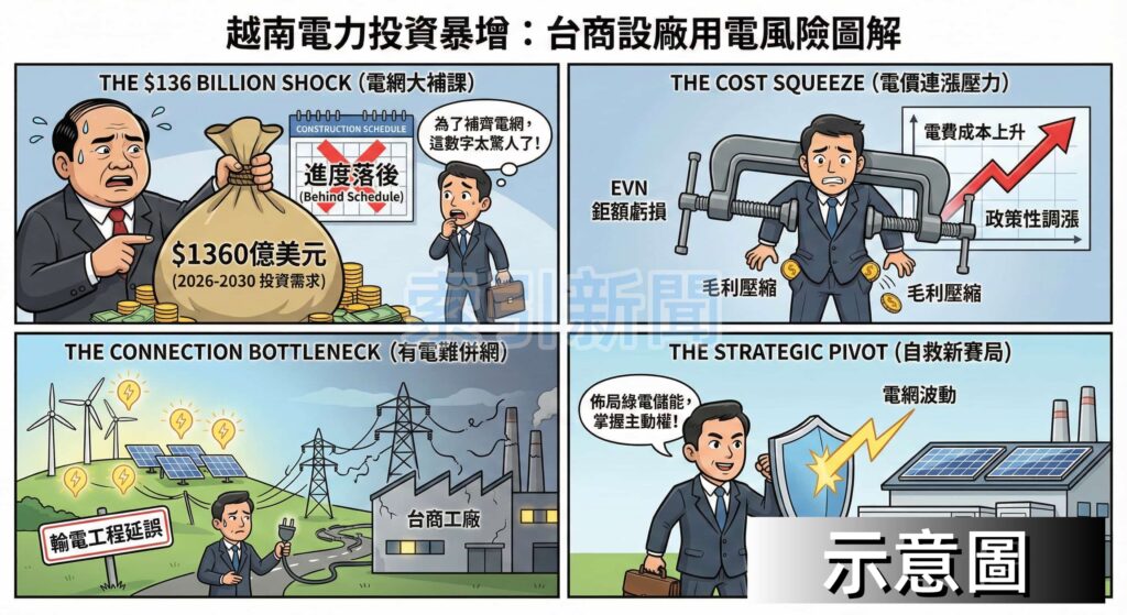 越南電力投資暴增 台商設廠用電風險 越南電力投資暴增 台商設廠用電風險