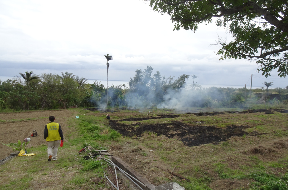 臺東稻作進入收割期　環保局籲農民勿焚燒稻草守護空氣品質