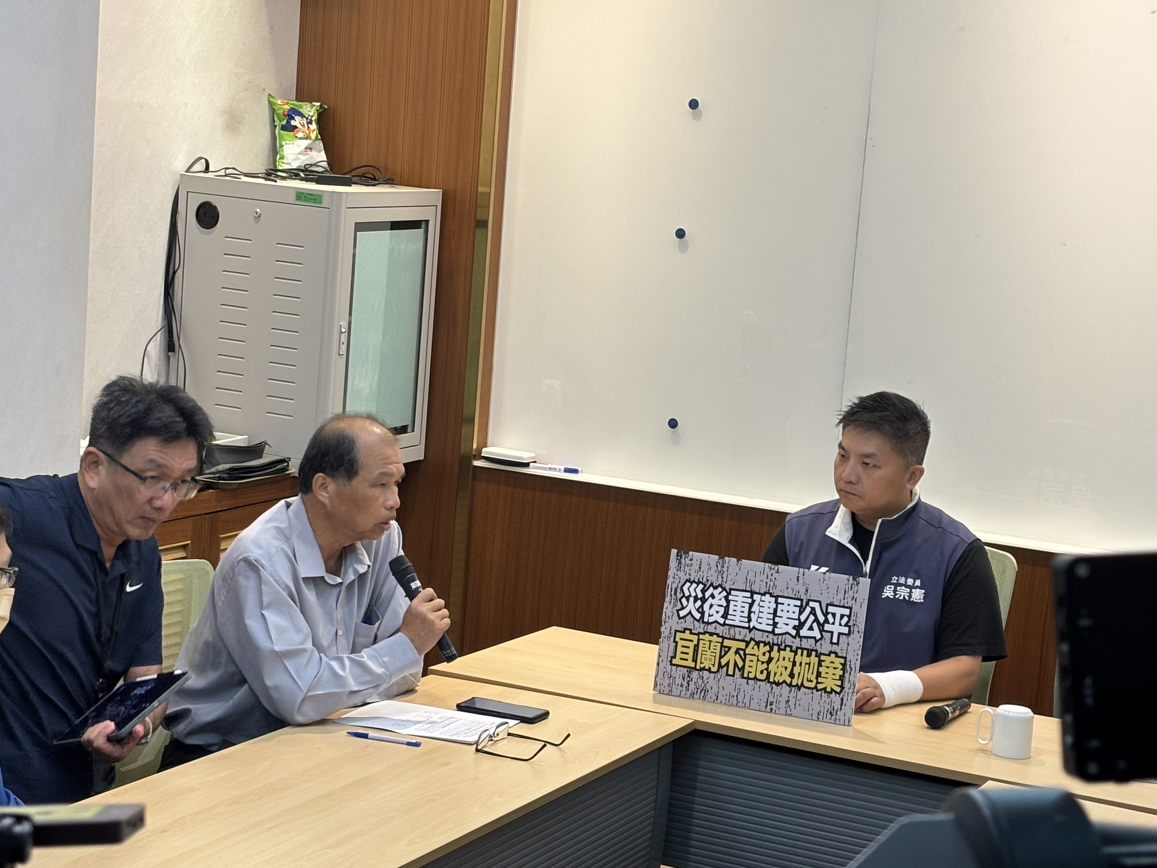 蘇澳大淹水　吳宗憲喊話總統讓宜蘭人獲公平補助