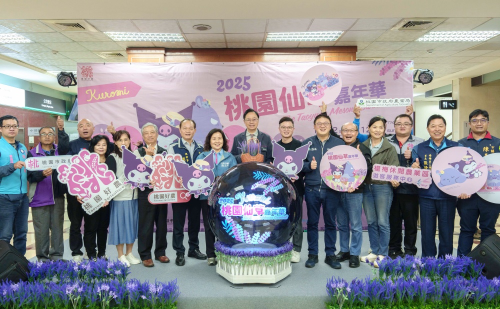 桃園仙草嘉年華11/22登場 與酷洛米相遇夢幻紫色花海 桃園仙草嘉年華11/22登場 與酷洛米相遇夢幻紫色花海