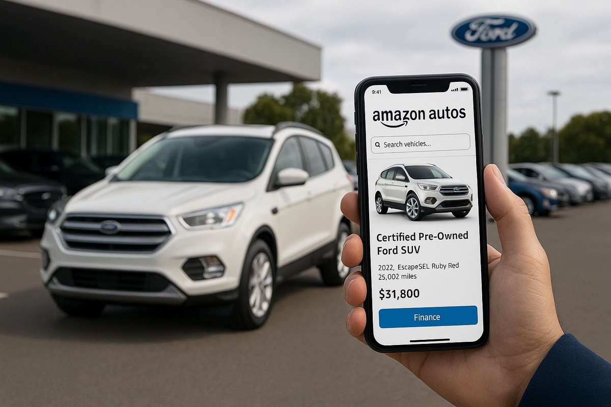 亞馬遜擴大汽車電商版圖 攜手福特進軍認證中古車市場