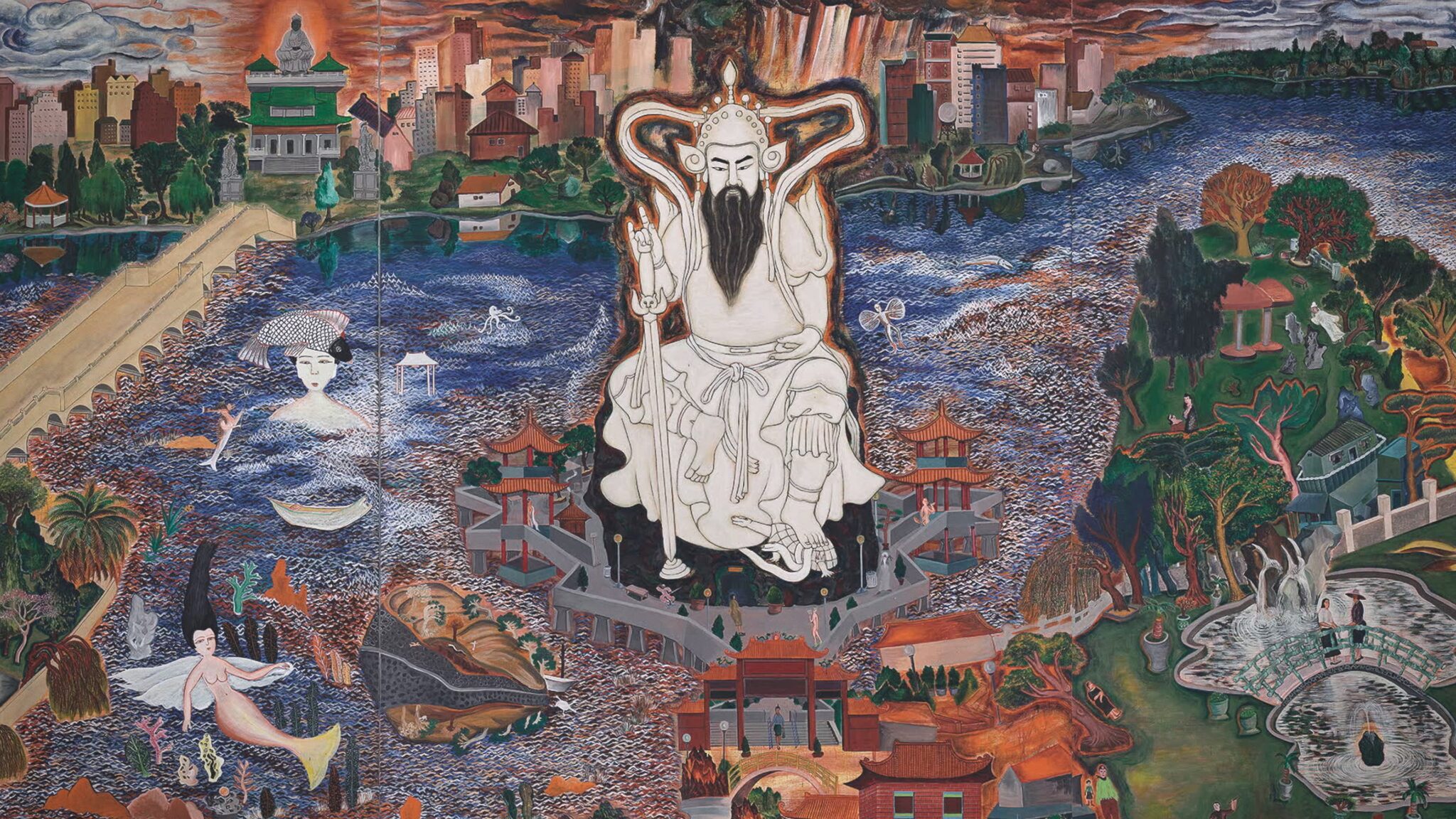 記錄藝術家李明則以漫畫筆法述說土地記憶