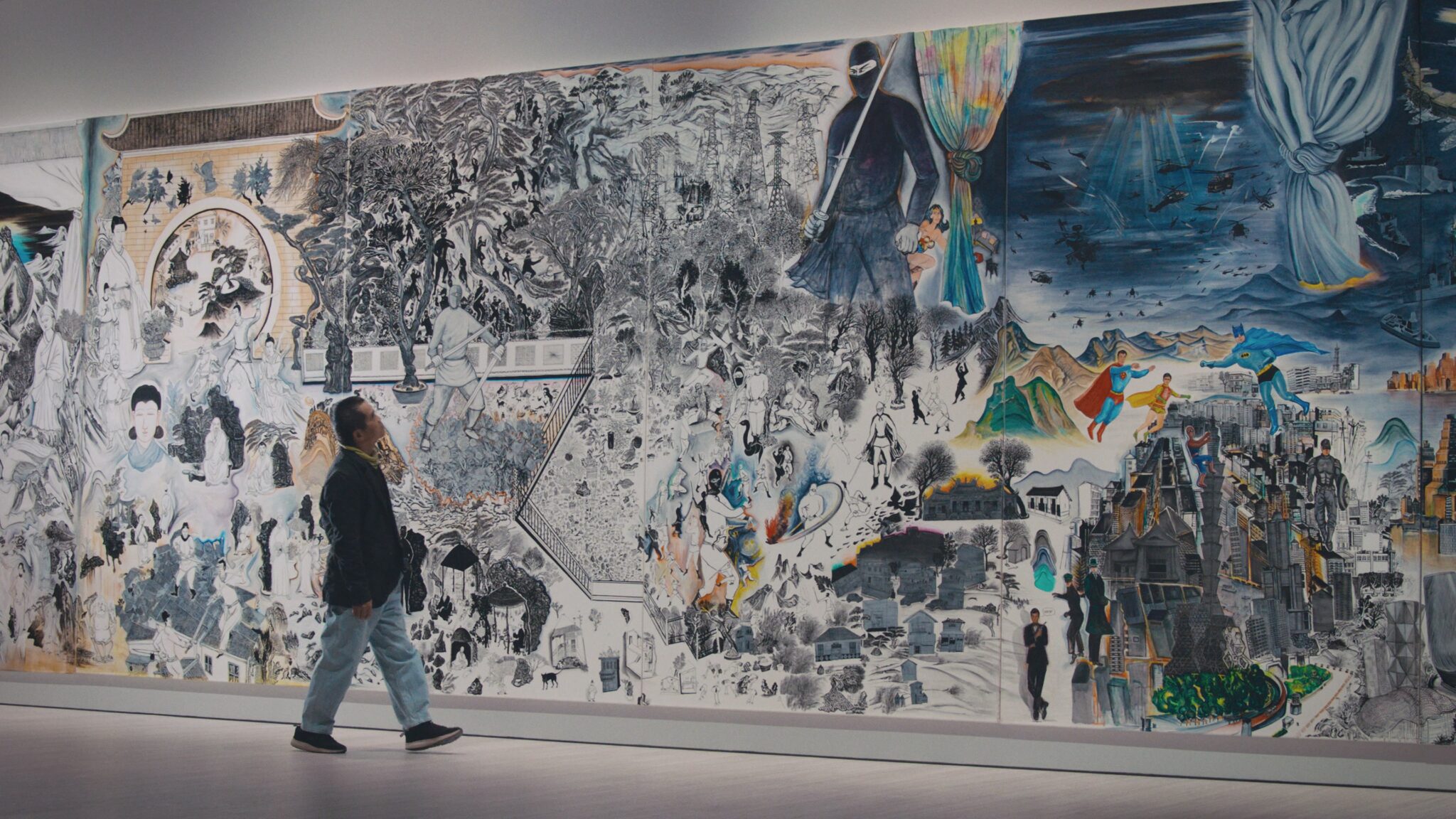 記錄藝術家李明則以漫畫筆法述說土地記憶