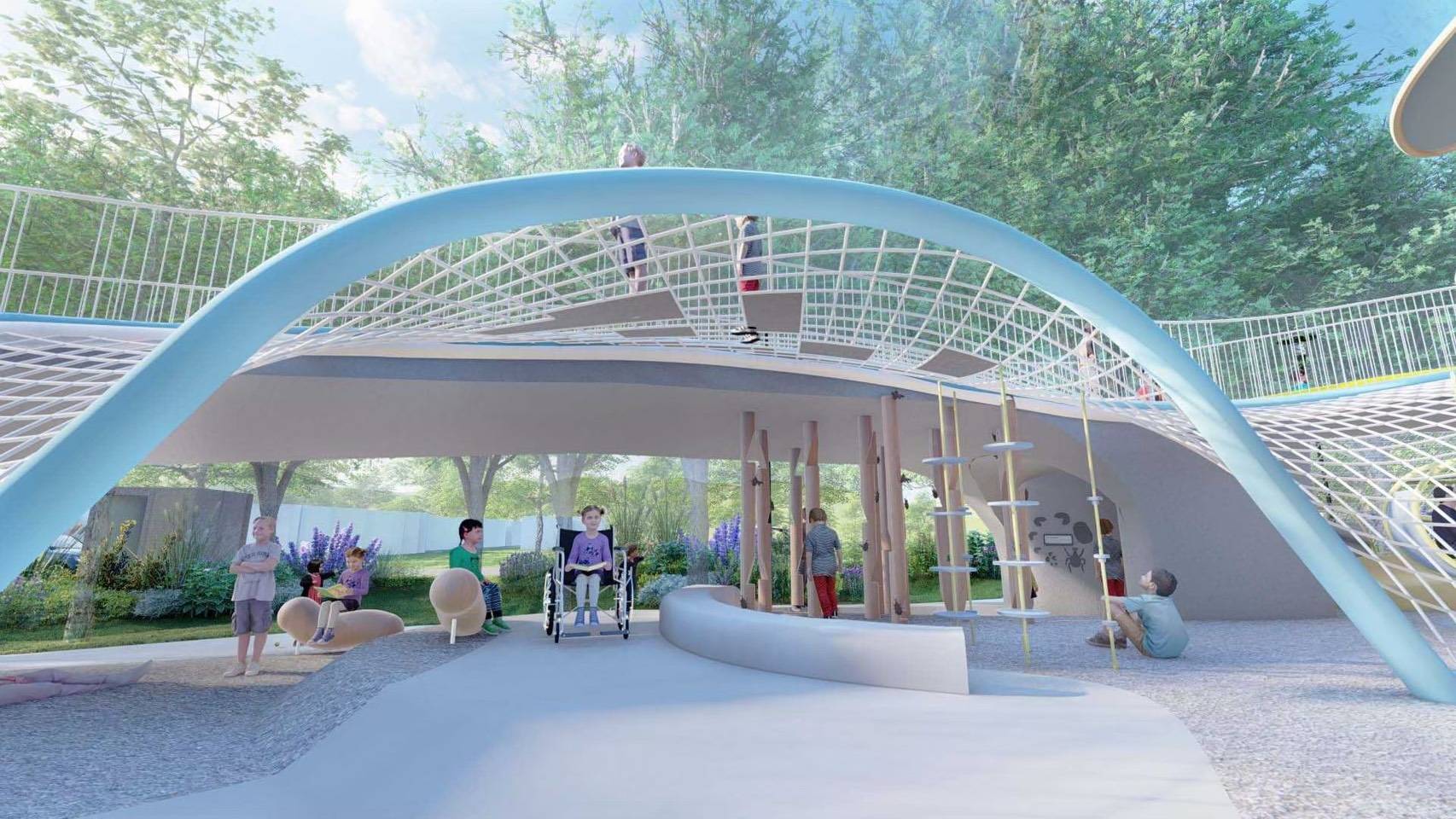 全台最「生態系」特色公園在東勢　獨角仙主題×戲水×共融遊具一次滿足