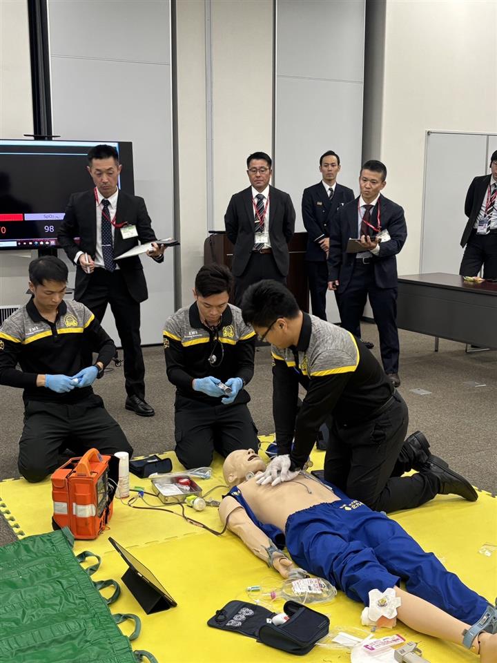 彰縣消防赴日參訪　提升緊急救護能力