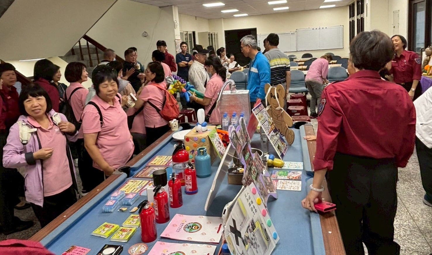 跨縣市消防交流　新竹縣義消宣導姊妹參訪基隆市消防局中正分隊