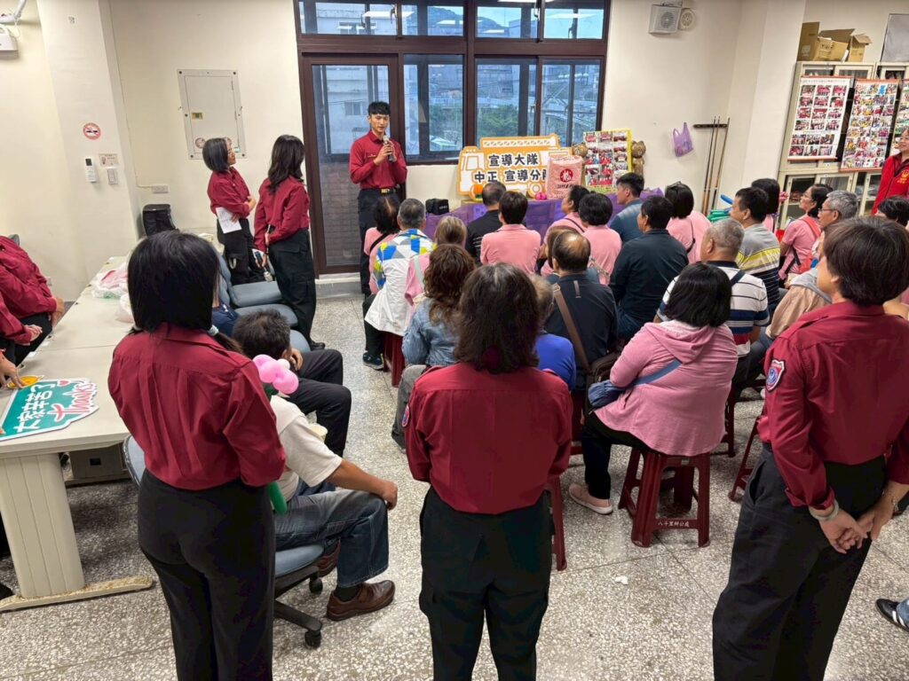 跨縣市消防交流　新竹縣義消宣導姊妹參訪基隆市消防局中正分隊
