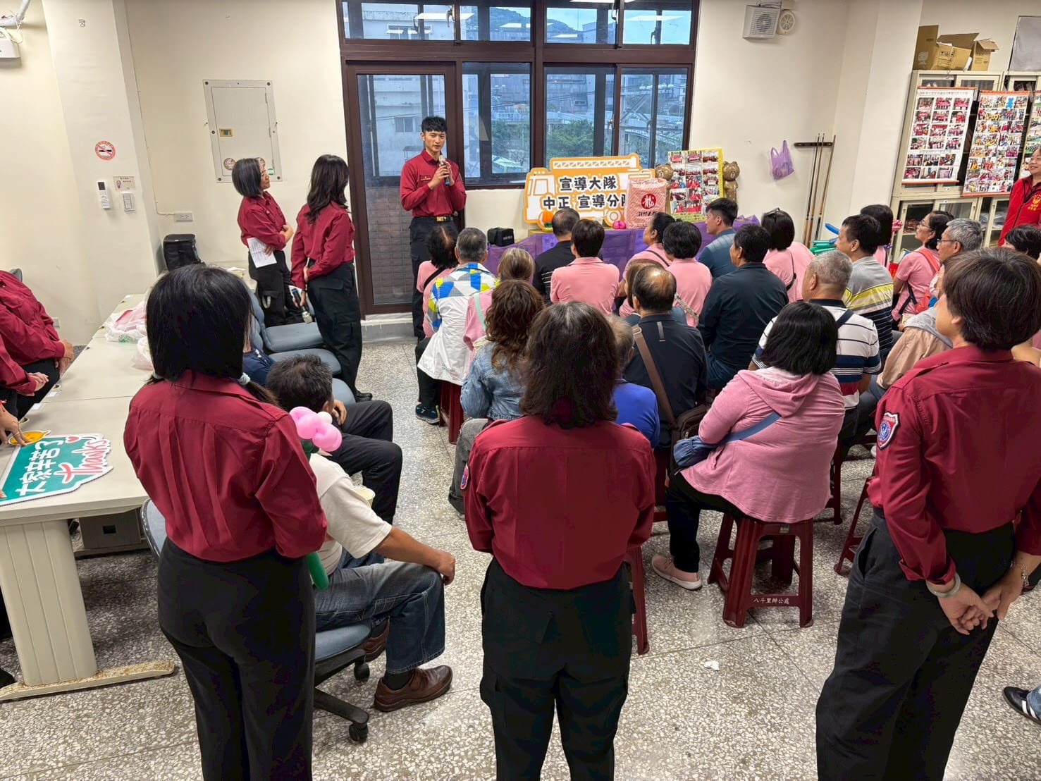 跨縣市消防交流　新竹縣義消宣導姊妹參訪基隆市消防局中正分隊