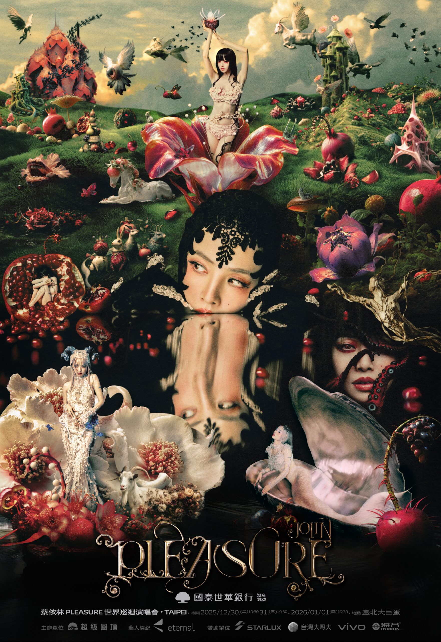 JOLIN 蔡依林降臨大巨蛋 親手打造奇幻「人間樂園」邀12萬信徒共赴解放慾望的極致感官之旅 JOLIN 蔡依林降臨大巨蛋 親手打造奇幻「人間樂園」邀12萬信徒共赴解放慾望的極致感官之旅