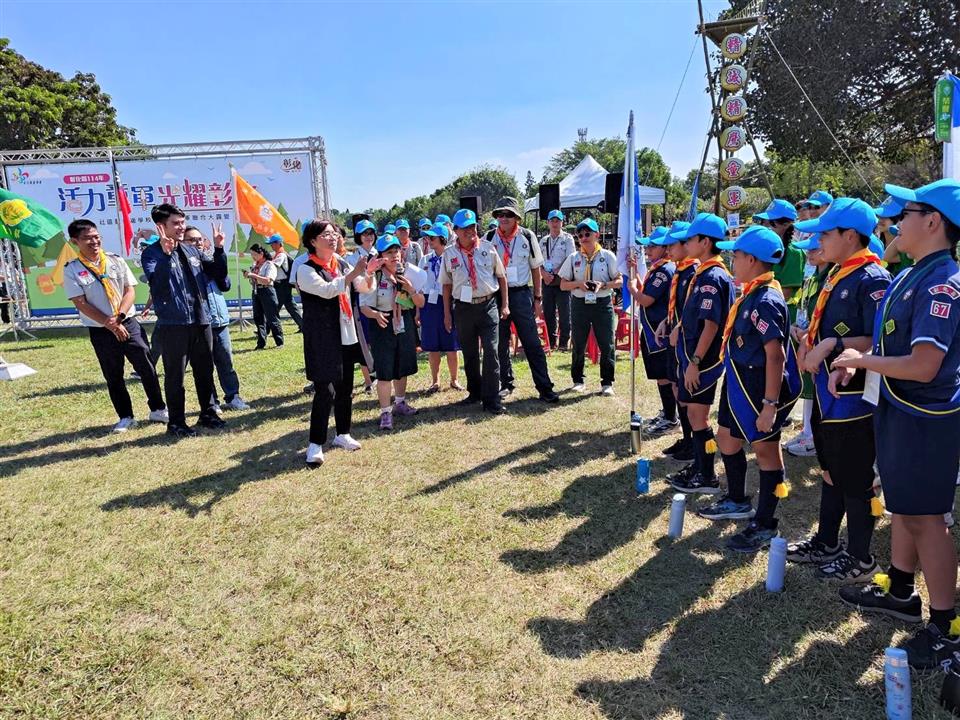 彰化縣社區暨各級學校童軍女童軍聯合大露營　 400人熱情參與