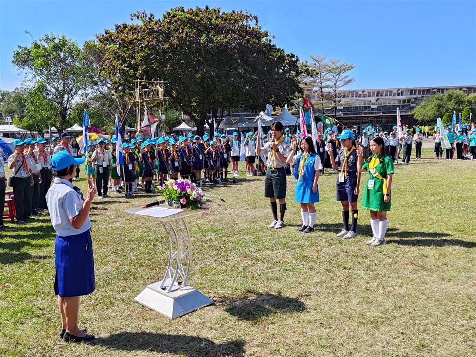彰化縣社區暨各級學校童軍女童軍聯合大露營　 400人熱情參與