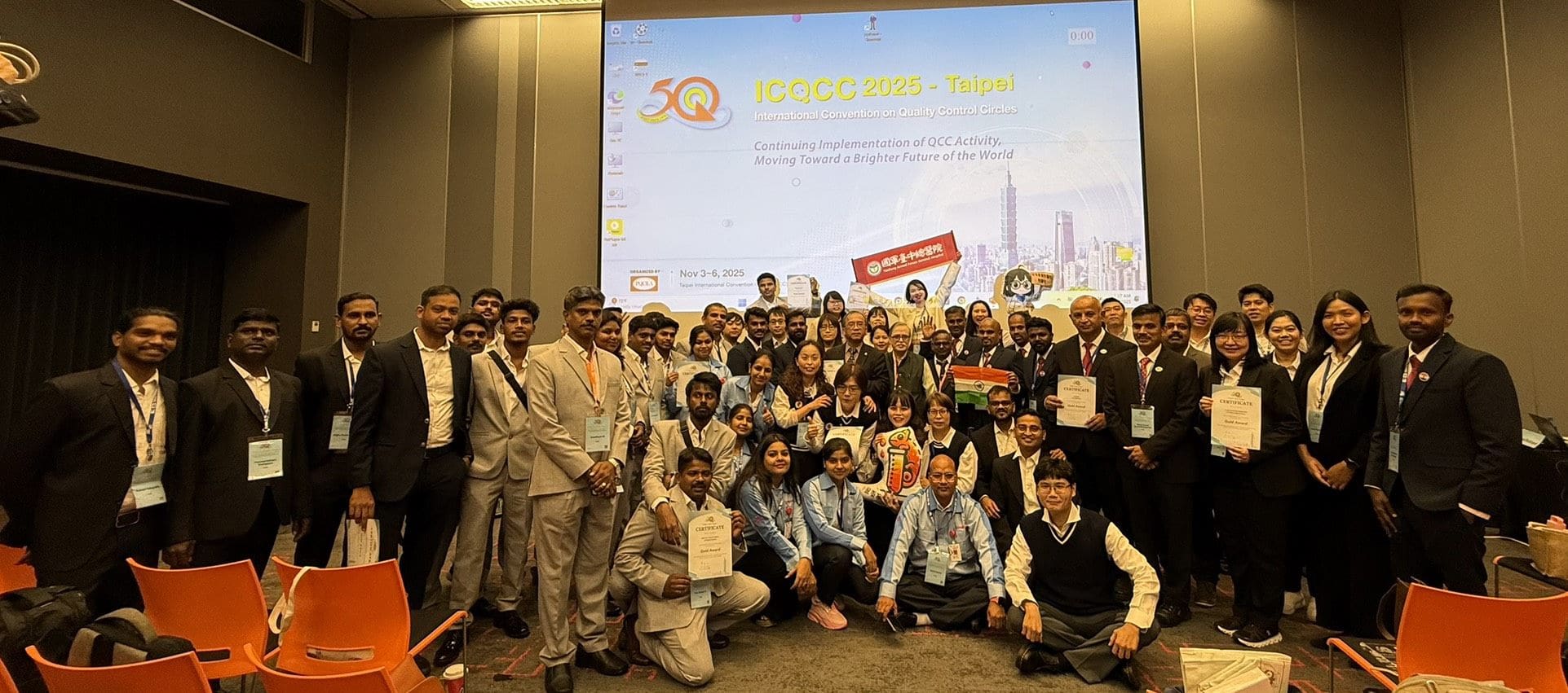 國際品管圈大會台北落幕　匯集16國菁英創156萬美元觀光效益