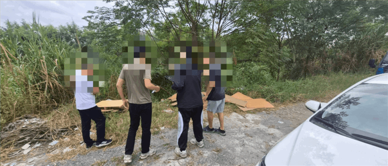 棧板亂丟貓羅溪河岸！彰化警循線揪出自小貨車　業者坦承:因貪一時之便